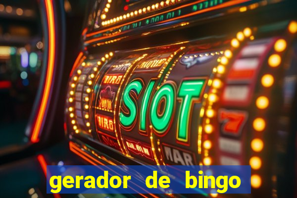 gerador de bingo de palavras